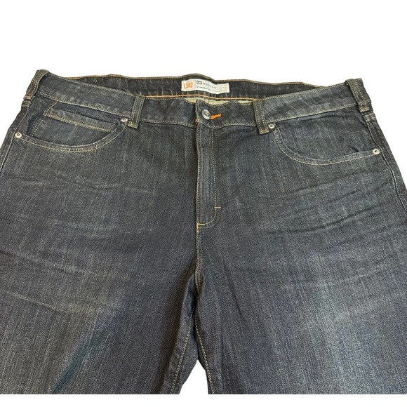 LEE Jeans Men 42X32 Straight Leg Mid-Rise Dark Blue‎ Denim Causal - Picture 3 of 9
